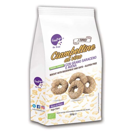 CIAMBELLINE al Vino con Grano Saraceno e Avena Senza Glutine BIO 200g FoodUp