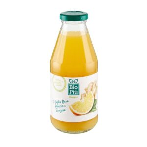 Bevanda all'Arancia e Zenzero biologica 500 ml Biopiù