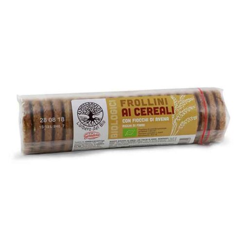 Frollini ai cereali con fiocchi di avena biologici L'albero del bio