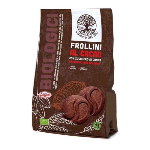 Frollini al cacao biologici L'albero del bio