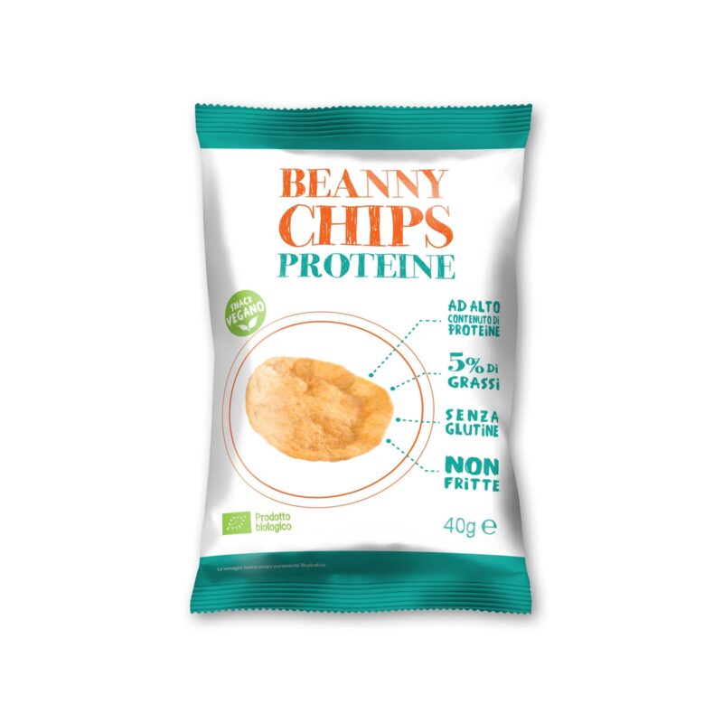 Beanny Chips con proteine biologiche New Snacks