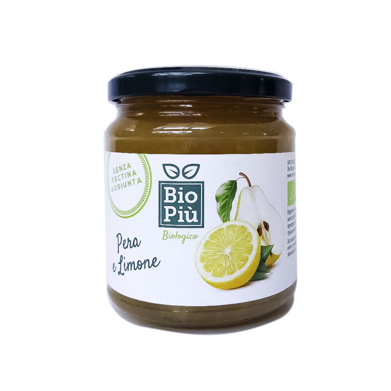 Confettura Pera e Limone BIO 330gr BioPiù