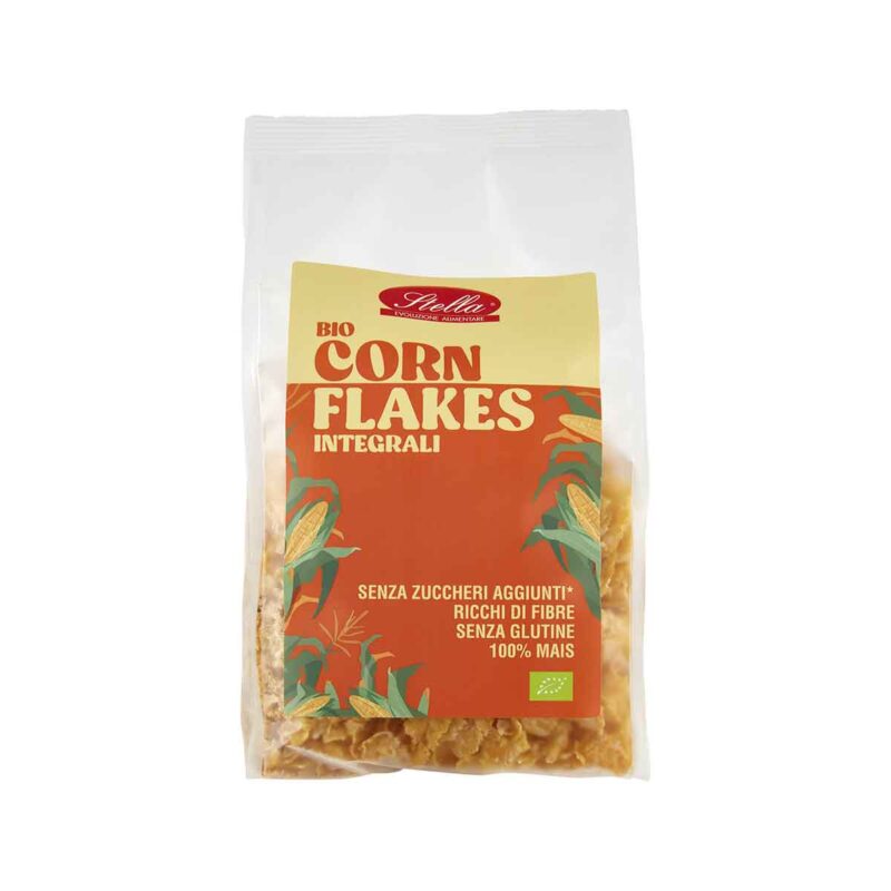 Corn Flakes Integrali Senza Glutine Senza Zuccheri aggiunti BIO Stella