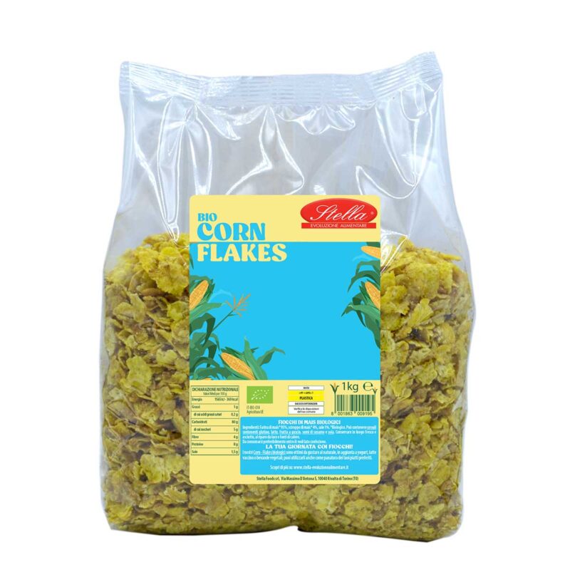 Stella Corn Flakes tradizionale BIO - Confezione Risparmio 1KG