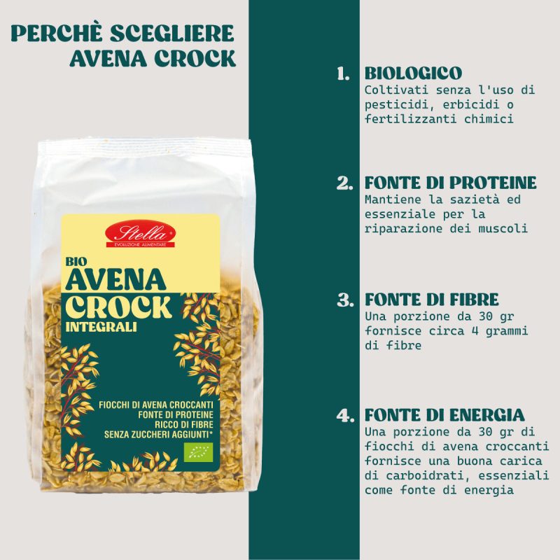 Avena Crock Integrali - Fiocchi di Avena Croccanti Bio - immagine 5