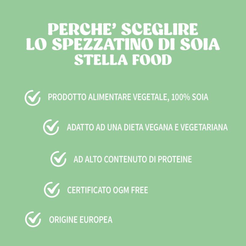 Perchè scegliere lo spezzatino di Soia