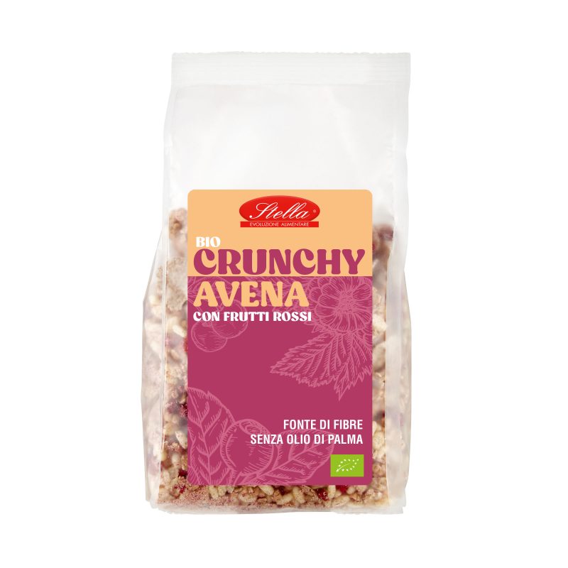Crunchy muesli con fiocchi di avena e frutti rossi Stella