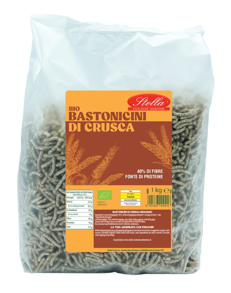 Bastoncini di crusca biologici Stella - Confezione Rispamio - 1kg