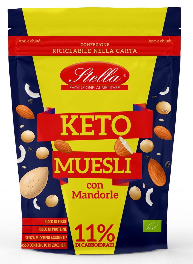 Keto Diet Muesli con Mandorle Bio