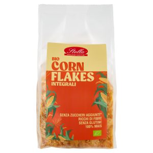 Foto frontale pacchetto Corn Flakes Integrale Bio Stella Senza Zuccheri Aggiunti 220g