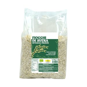 Foto Frontale Pacchetto Fiocchi di Avena Piccoli Bio Stella 2kg