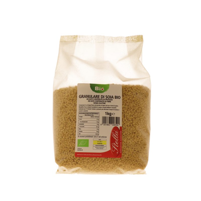 Granulare di Soia Stella Bio Senza Glutine - Formato Convenienza 1kg