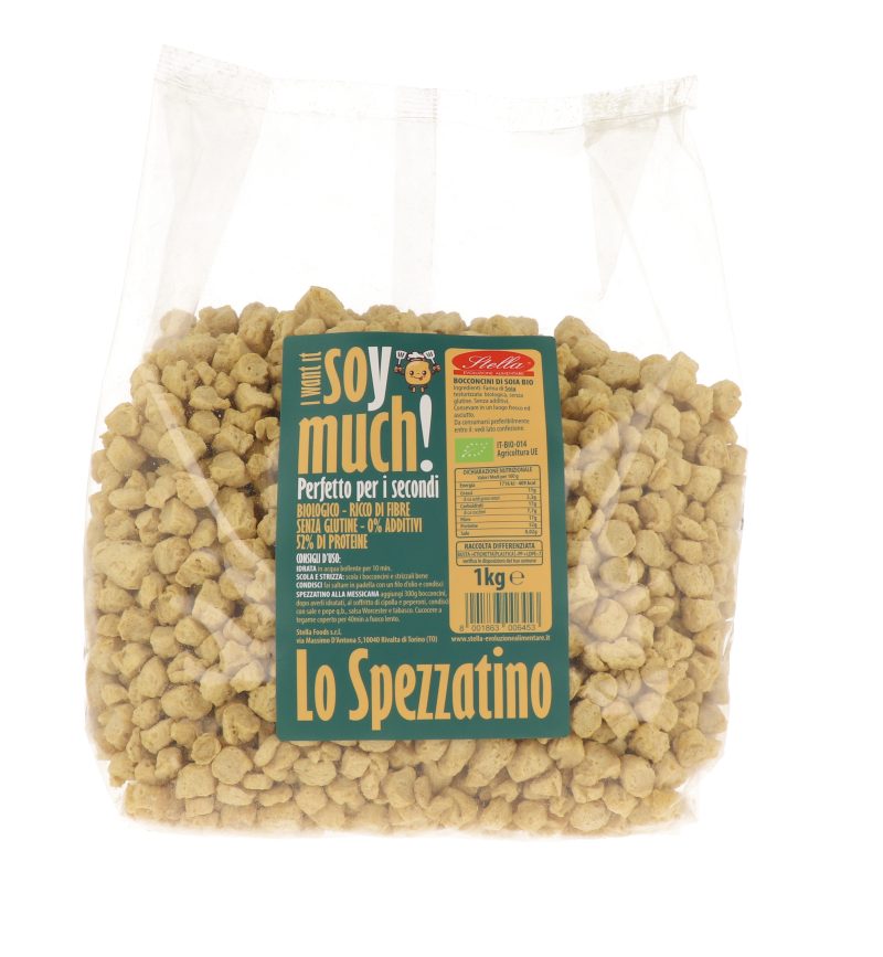 SPEZZATINO DI SOIA BIO SENZA GLUTINE 1 KG
