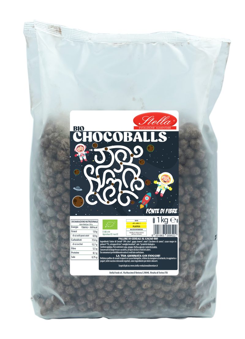 CHOCO BALLS BIO 1 KG Stella