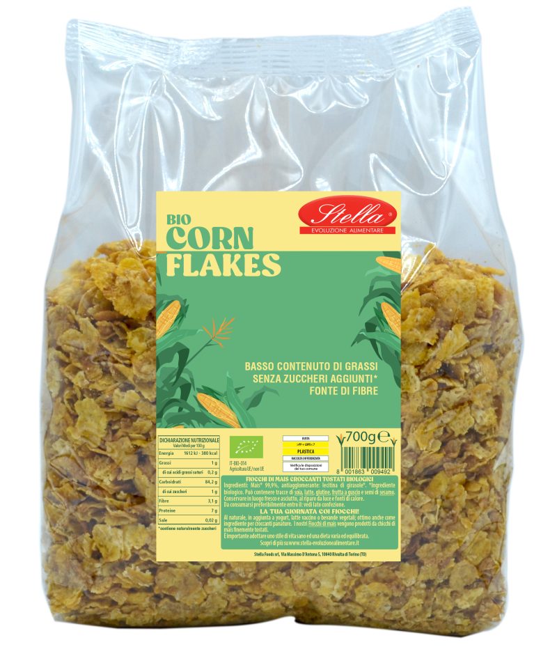 CORNFLAKES NATURALE BIO 700 G Stella